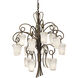 Tribecca 16 Light 48 inch Antique Copper Foyer Light Ceiling Light in Frost (FROST)