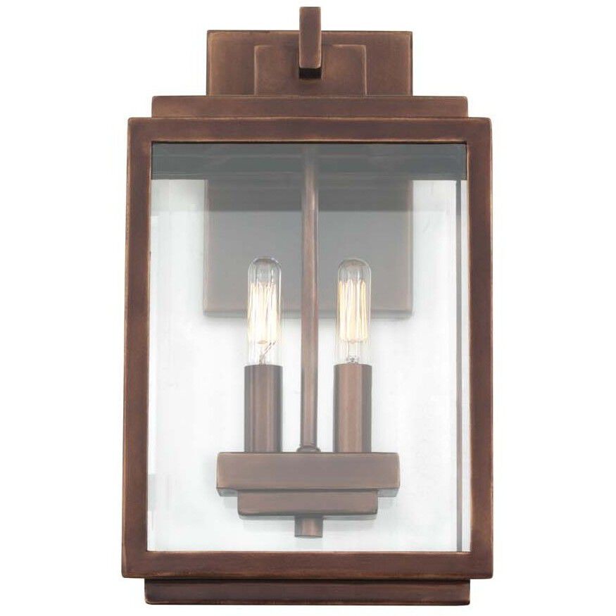 Chester Outdoor Wall Sconce Wall Light in Copper Patina