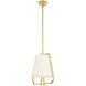 Marco 1 Light 13 inch Winter Brass Pendant Ceiling Light