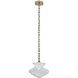 Bolsa 1 Light 12 inch Winter Brass Pendant Ceiling Light