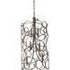 Ashbourne 6 Light 21.25 inch Vintage Iron Pendant Ceiling Light