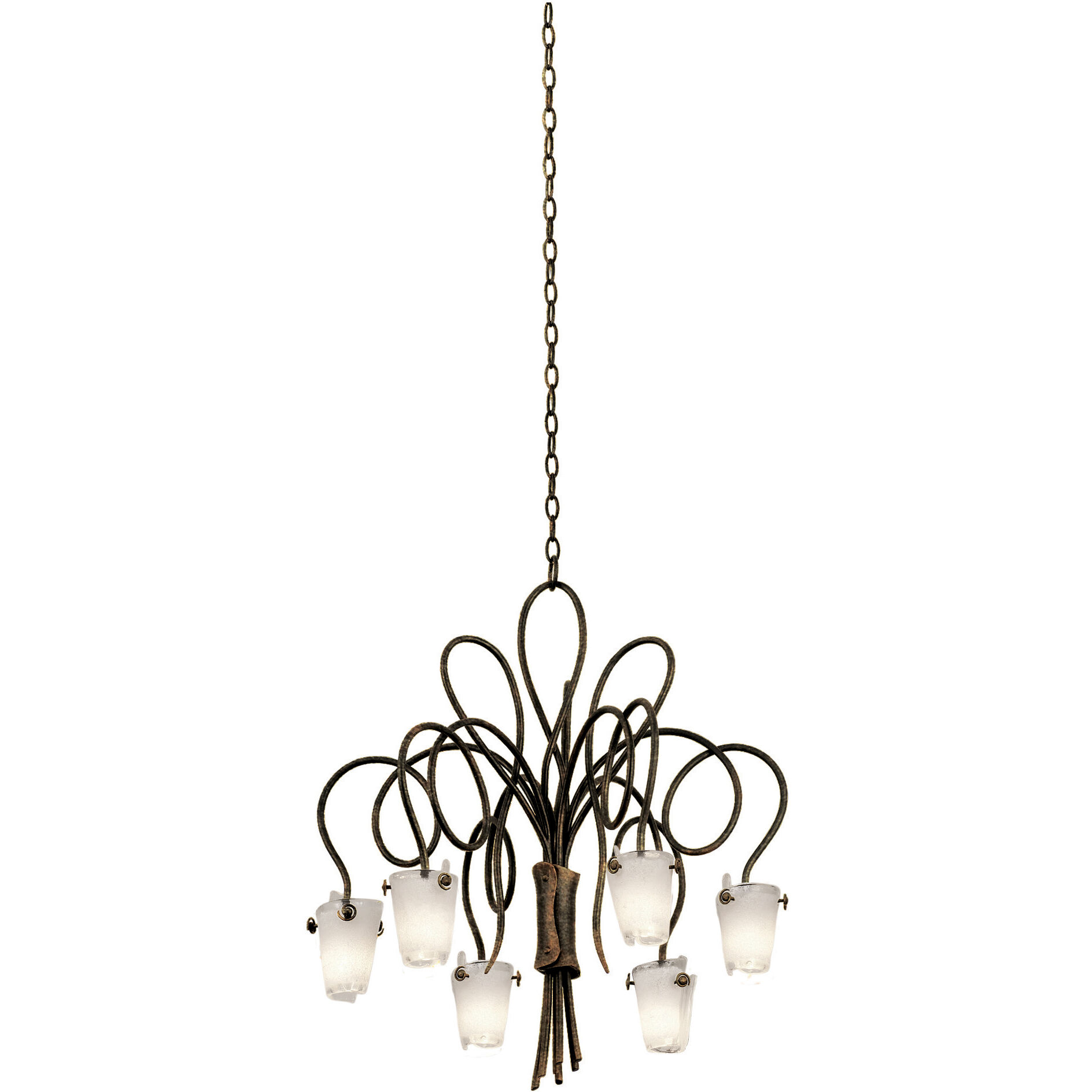 Tribecca 6 Light 25 inch Antique Copper Chandelier Ceiling Light in ANTQ