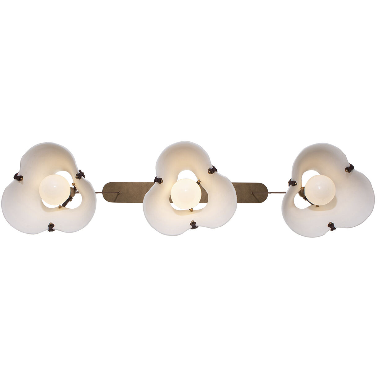 Embrace Island Light Ceiling Light in Pearlized Antique Brass