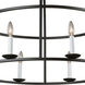 Wickenburg 8 Light 34 inch Black Iron Pendant Ceiling Light