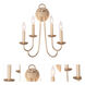 Kiera Wall Sconce Wall Light in Modern Gold