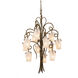 Tribecca 12 Light 36 inch Antique Copper Chandelier Ceiling Light in Frost (FROST)
