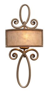 Whitfield 1 Light 12 inch Antique Copper ADA Wall Sconce Wall Light in Aged Silver, Without Shade