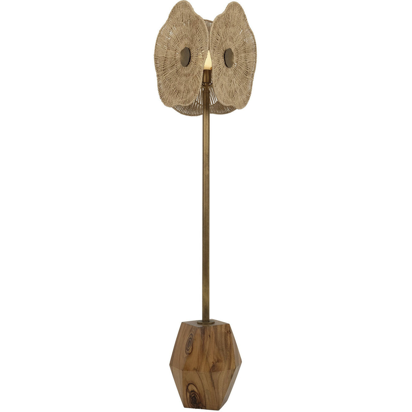 Poppy 69.5 inch 40.00 watt Pearlized Antique Brass Floor Lamp Portable Light