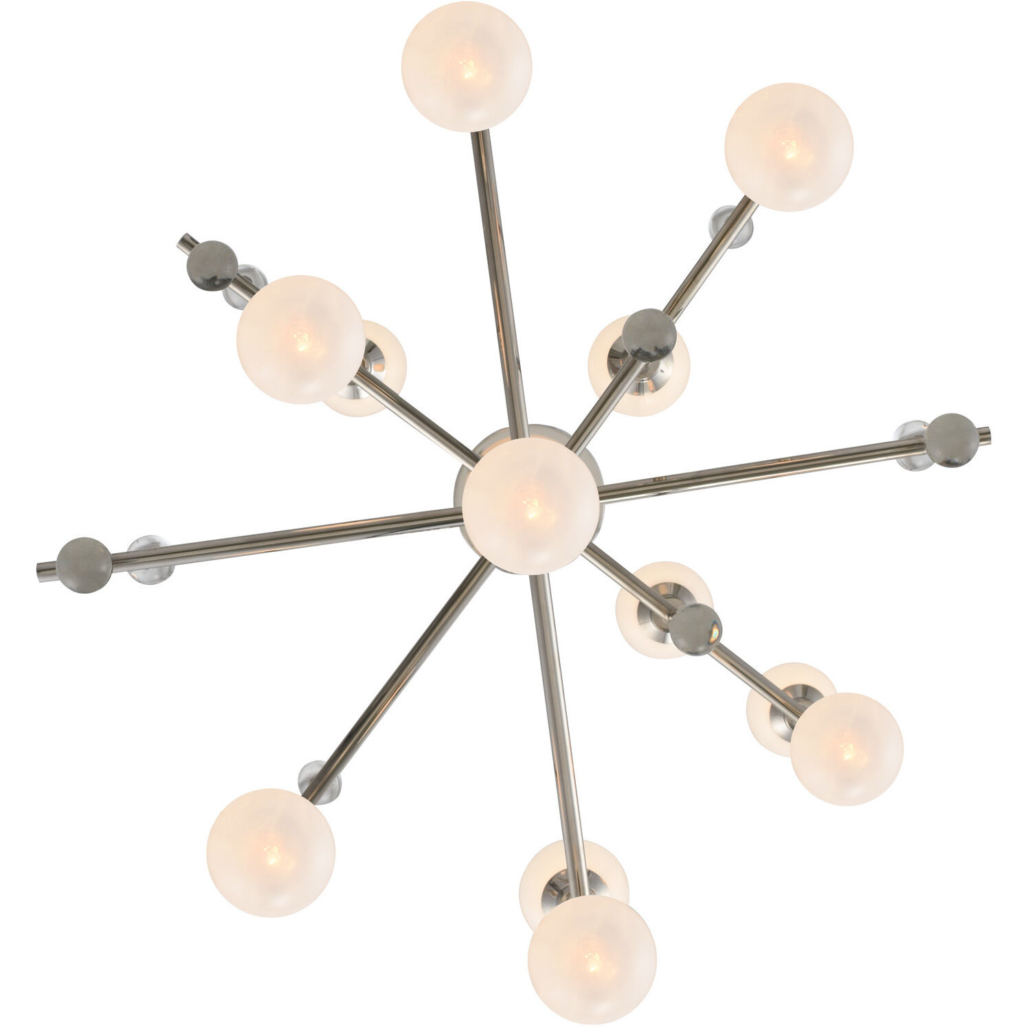 Mercer LED 24 inch Polished Nickel Chandelier Ceiling Light