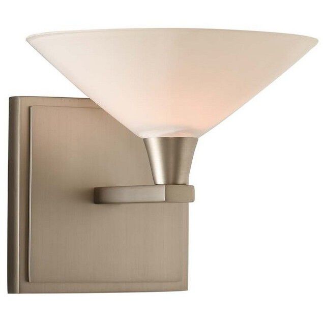 Galvaston LED 7 inch Satin Nickel Bath Vanity Light Wall Light