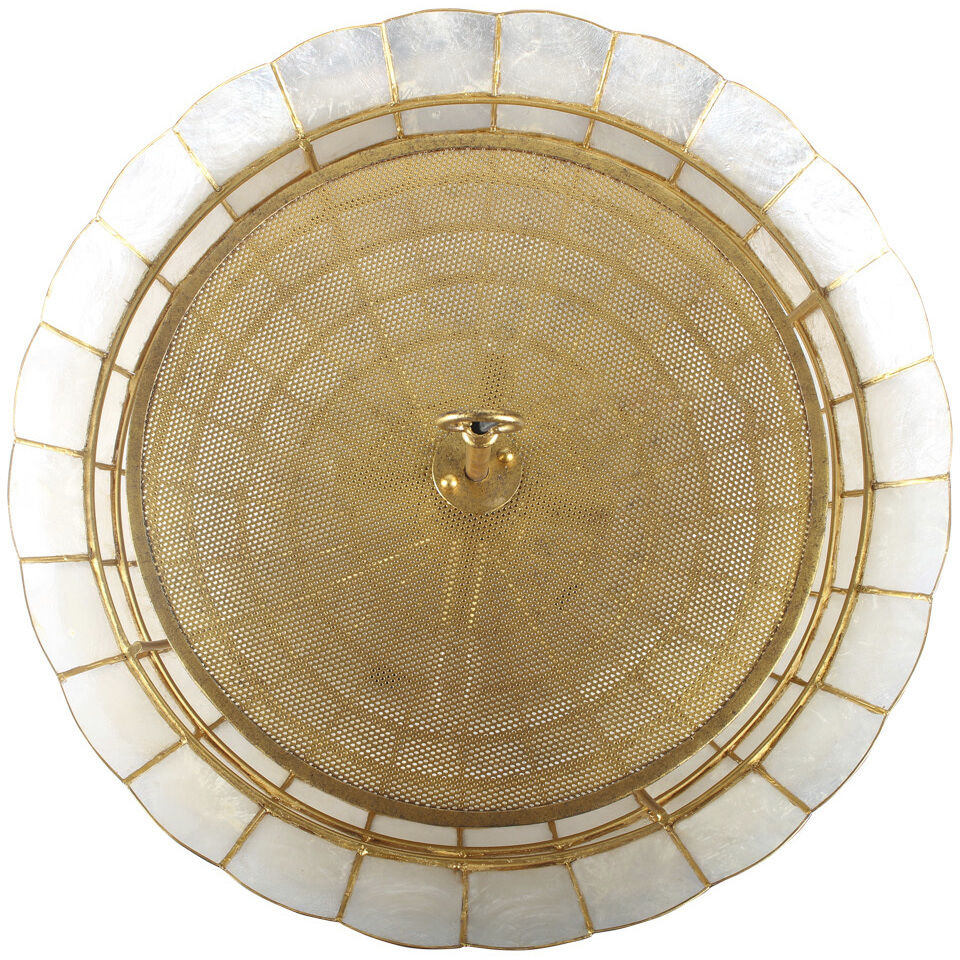 Samal 4 Light 20 inch Oxidized Gold Leaf Convertible Pendant Ceiling Light