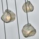 Pallina 6 Light 24 inch Satin Black Nickel Chandelier Ceiling Light in Smoked