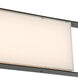 Rhapsody LED 34 inch Matte Black Bath Vanity Light Wall Light