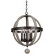 Harper 5 Light 19 inch Florence Gold Pendant Ceiling Light