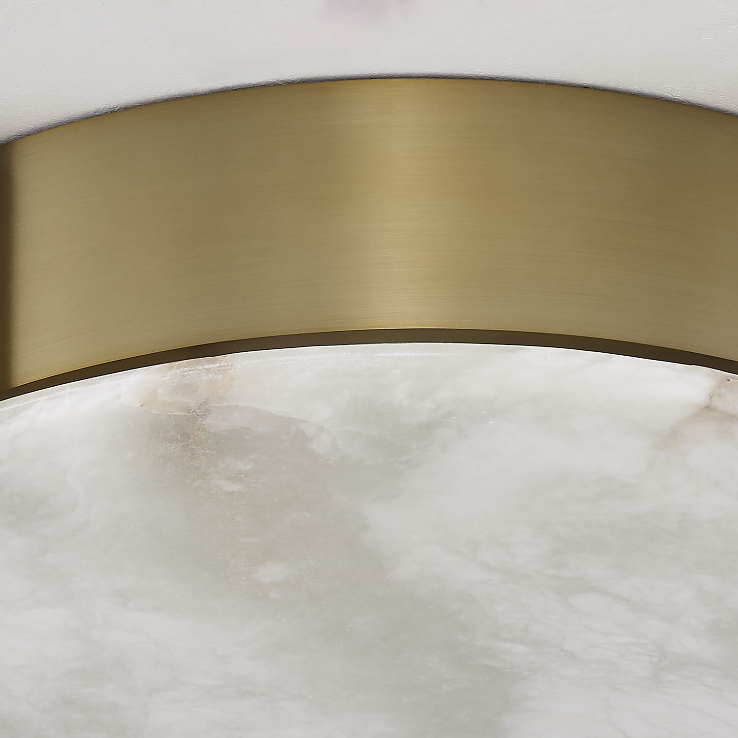 Lumba LED 21 inch Winter Brass Flush Mount Ceiling Light