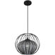 Emilia 1 Light 15 inch Chemical Stainless Steel Pendant Foyer Ceiling Light