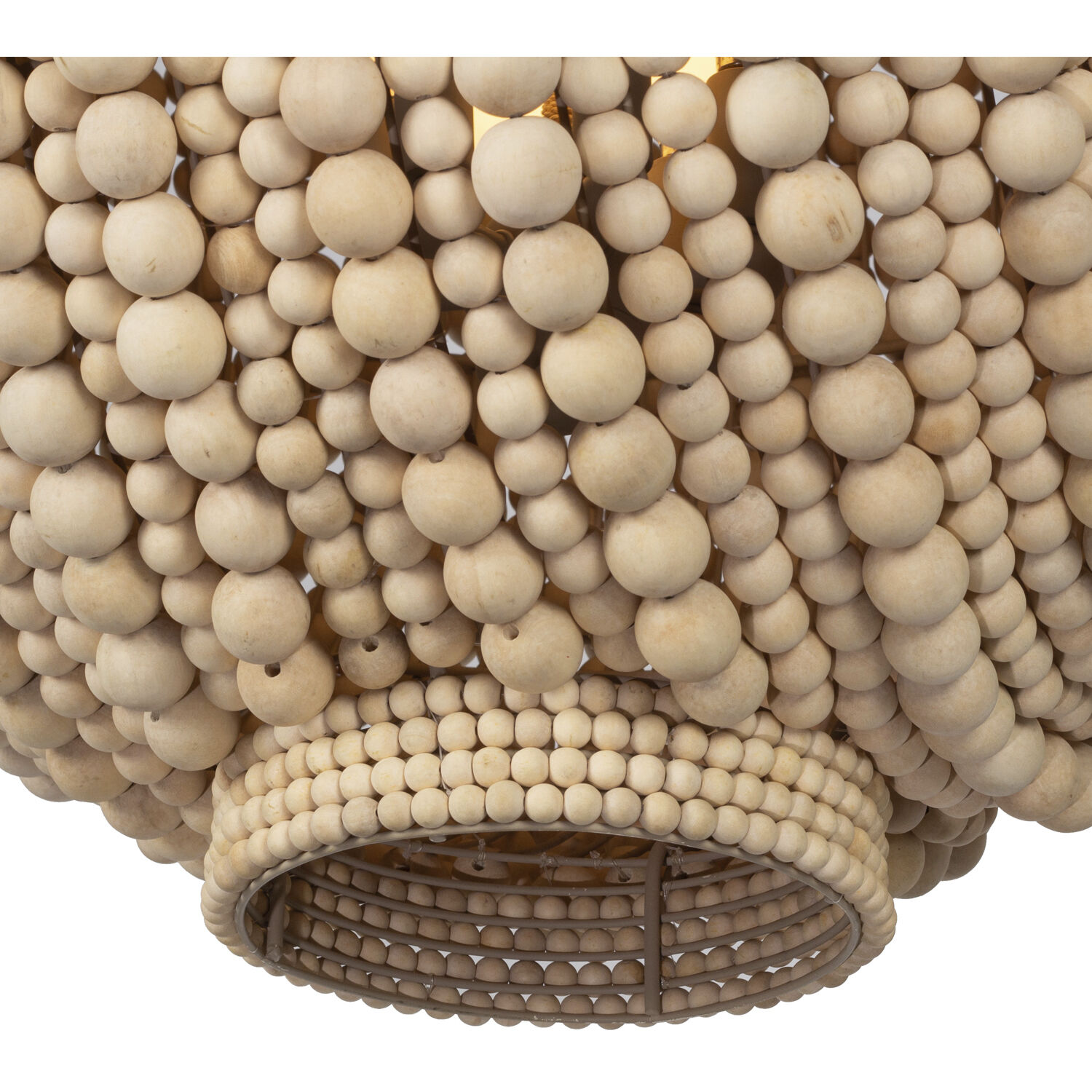 Coaxial 6 Light 26 inch Jute Pendant Ceiling Light
