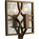 Claxton 1 Light 8 inch Pearlized Antique Brass ADA ADA Wall Sconce Wall Light