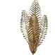 Fern 3 Light 11.5 inch Modern Gold Wall Sconce Wall Light