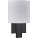 Espille 1 Light 7.5 inch Satin Black Nickel ADA Wall Sconce Wall Light