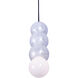 Pearls 1 Light 5.5 inch Matte Black Pendant Ceiling Light