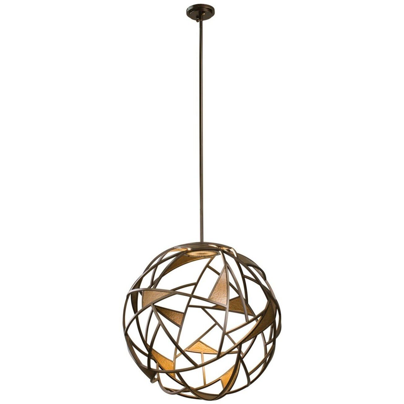 Neptune LED 28 inch Bronze Gold Pendant Ceiling Light