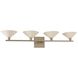 Galvaston 4 Light 31.00 inch Bathroom Vanity Light