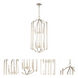 Provence 6 Light 16 inch Polished Nickel Foyer Chandelier Ceiling Light