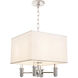 Dupont 4 Light 14 inch Chrome Pendant Ceiling Light