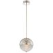 Portland LED 10 inch Polished Nickel Mini Pendant Ceiling Light