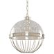 Montauk 1 Light 12 inch Polished Nickel Pendant Ceiling Light