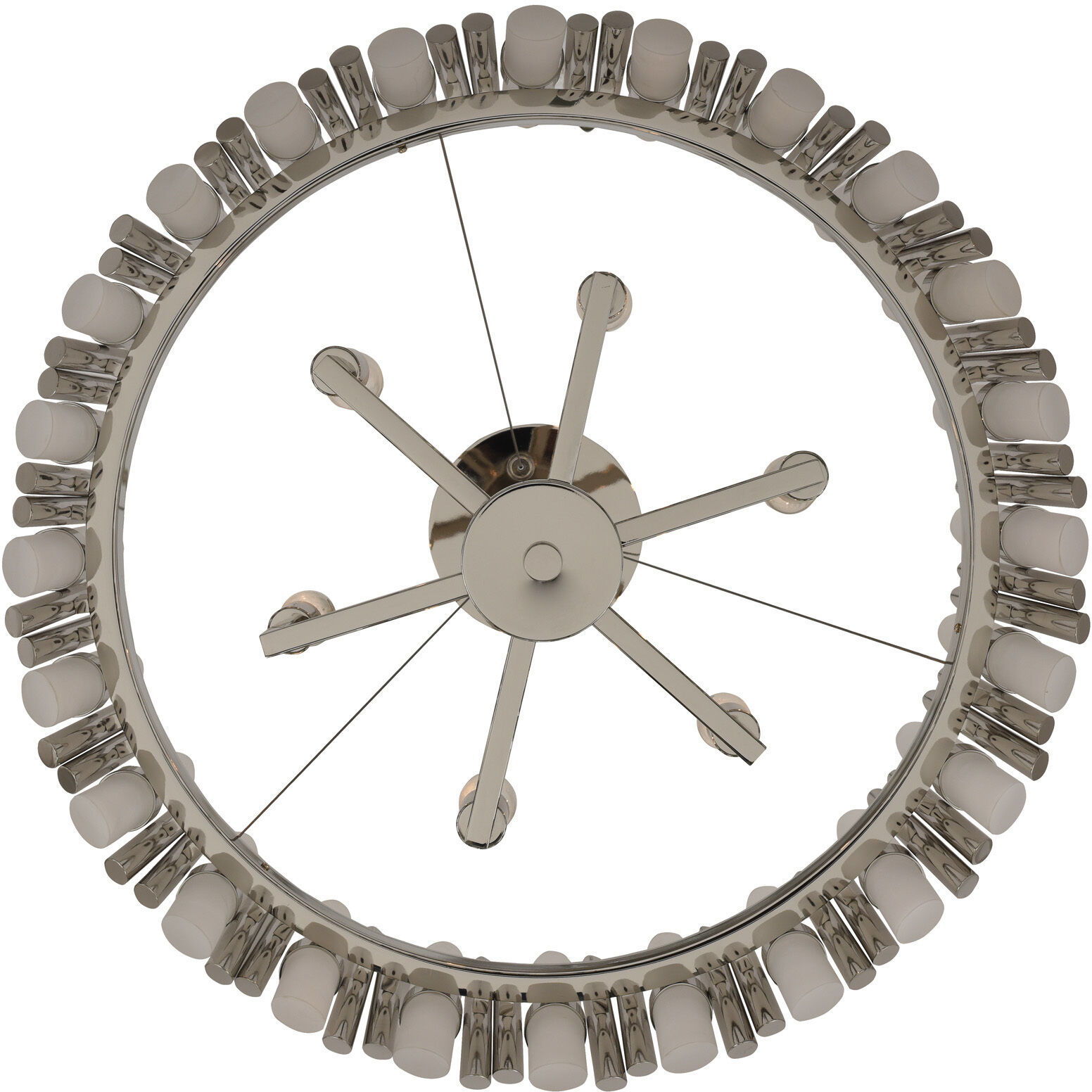 Massina 6 Light 22 inch Polished Nickel Pendant Ceiling Light