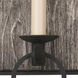 Laramie 3 Light 19 inch Black Iron Bath Vanity Light Wall Light