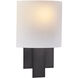 Espille 1 Light 7.5 inch Satin Black Nickel ADA Wall Sconce Wall Light