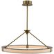 Lavo LED 28 inch Winter Brass Pendant Ceiling Light