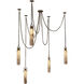 Flint 37.5 inch Winter Brass Pendant Ceiling Light