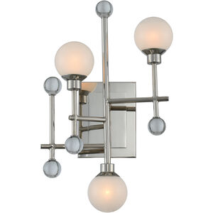 Mercer LED 10 inch Polished Nickel Wall Sconce Wall Light