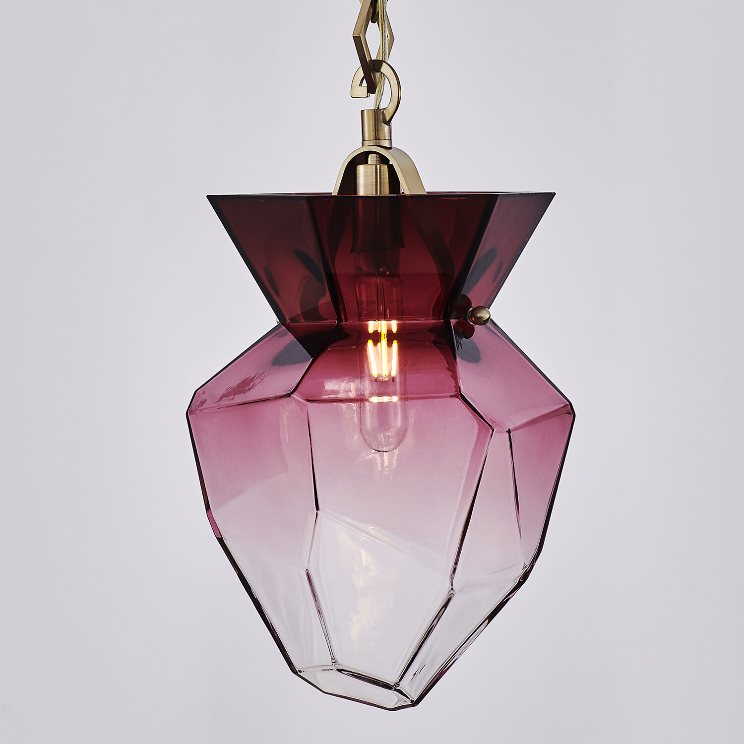 Bolsa 1 Light 8 inch Winter Brass Pendant Ceiling Light