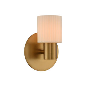 Harlowe LED 6 inch Winter Brass Bath Vanity Wall Light