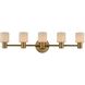 Harlowe LED 34 inch Winter Brass Bath Vanity Wall Light