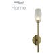 June LED 5 inch Winter Brass Bath Wall Sconce Wall Light