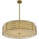 Paloma LED 31 inch Vintage Brass Pendant Ceiling Light