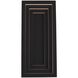 Chrysler Wall Sconce Wall Light in Matte Black
