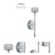 Mae Wall Sconce Wall Light in Chrome
