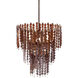 Pelt 11 Light 27 inch Pearlized Antique Brass Chandelier Ceiling Light
