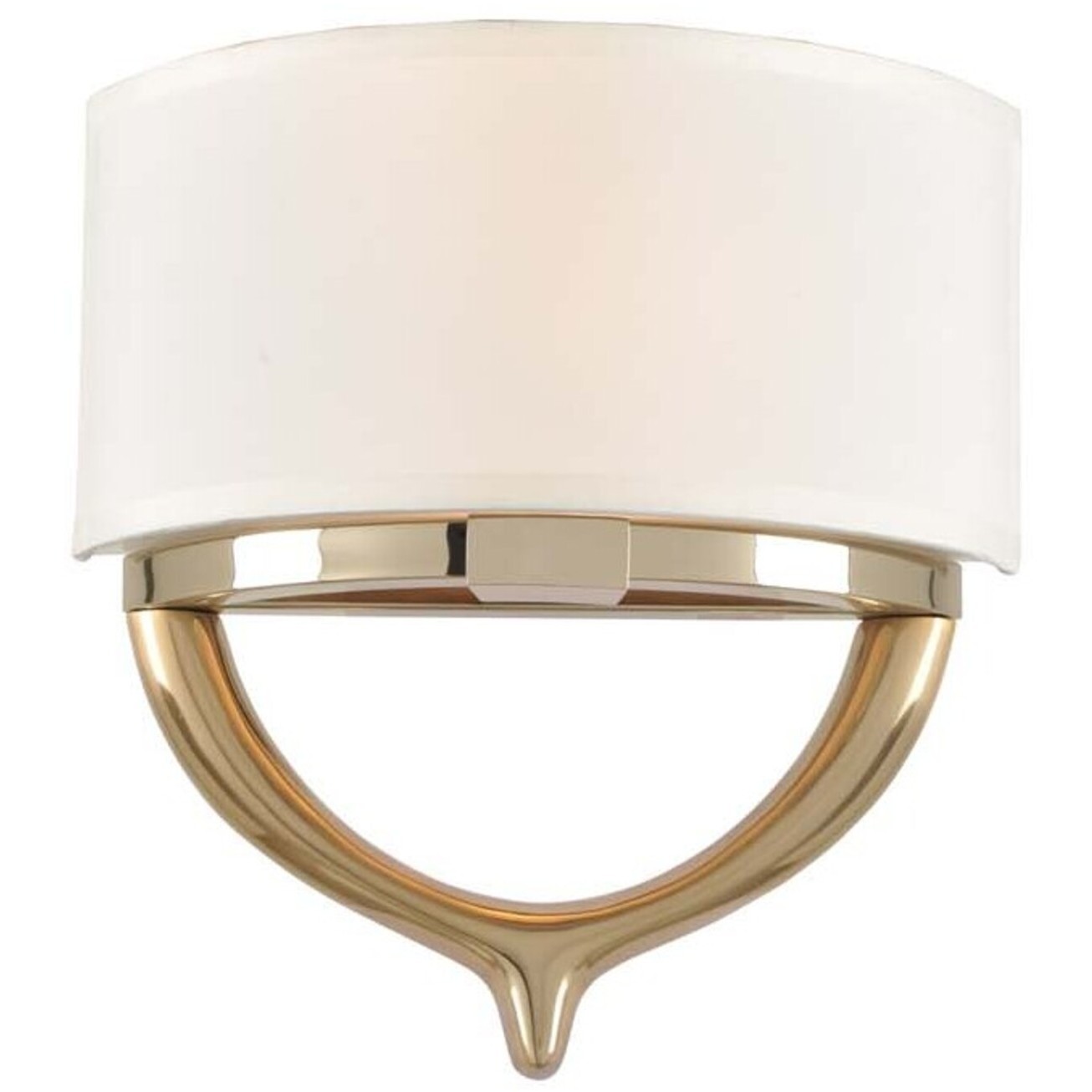 Bombay 2 Light 12 inch Two Tone Champagne Gold ADA Wall Sconce Wall Light