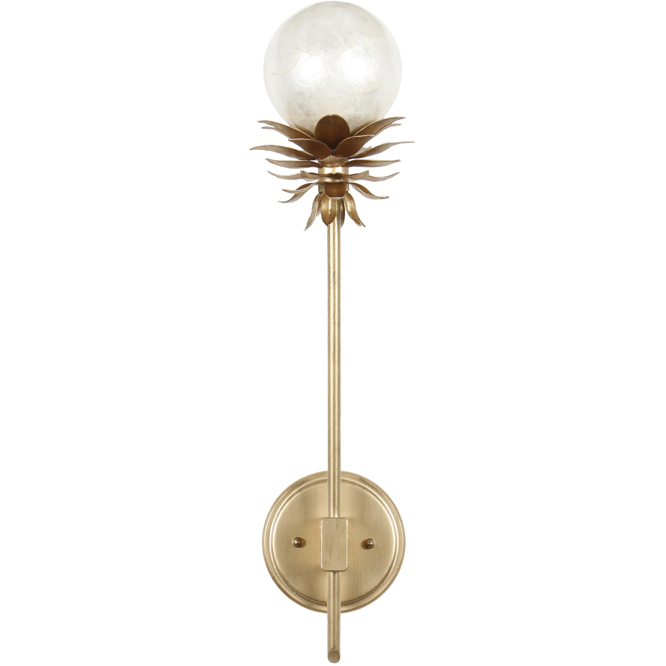 Florette 1 Light 6.5 inch Modern Gold Wall Sconce Wall Light