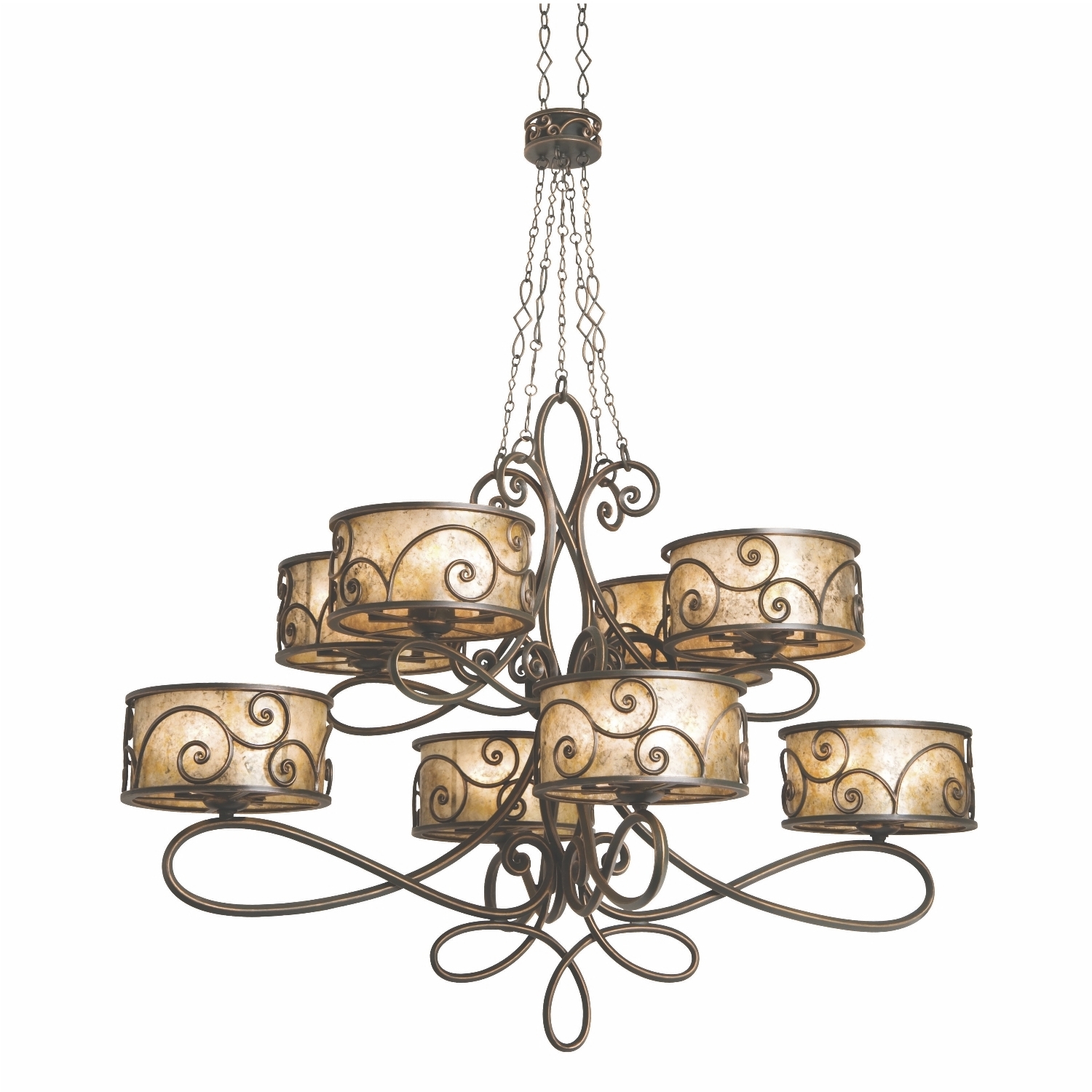 Windsor 40 Light 60 inch Aged Silver Chandelier Ceiling Light