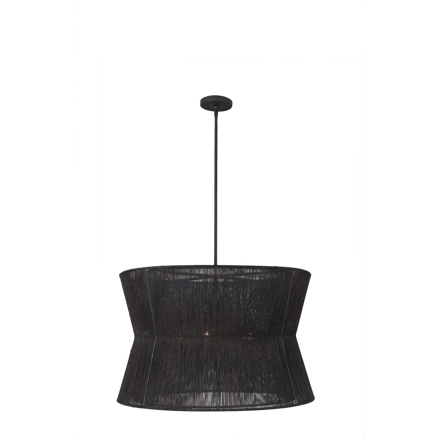 Madura 6 Light 28 inch Matte Black Pendant Chandelier Ceiling Light