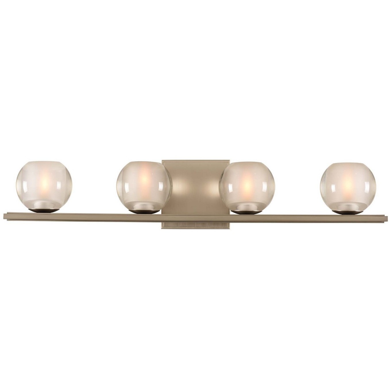 Corona LED 26 inch Satin Nickel Bath Vanity Light Wall Light